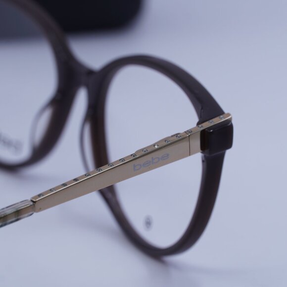 Bebe BB5215 232 Cat Eye Eyeglasses 52mm – Mink - Picture 9 of 10
